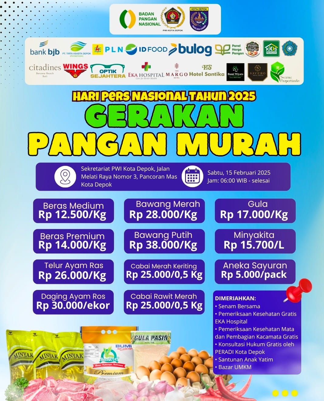 gerakan pangan murah depok